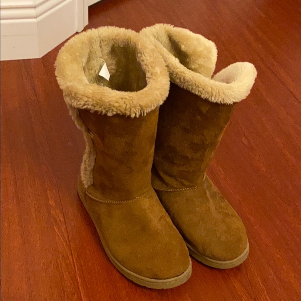 Brown Suede Boots